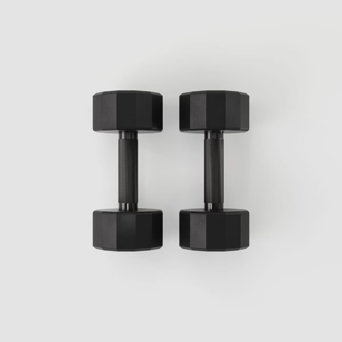 Centr 108Kg Rubber Dumbbell Set with Rack image 5