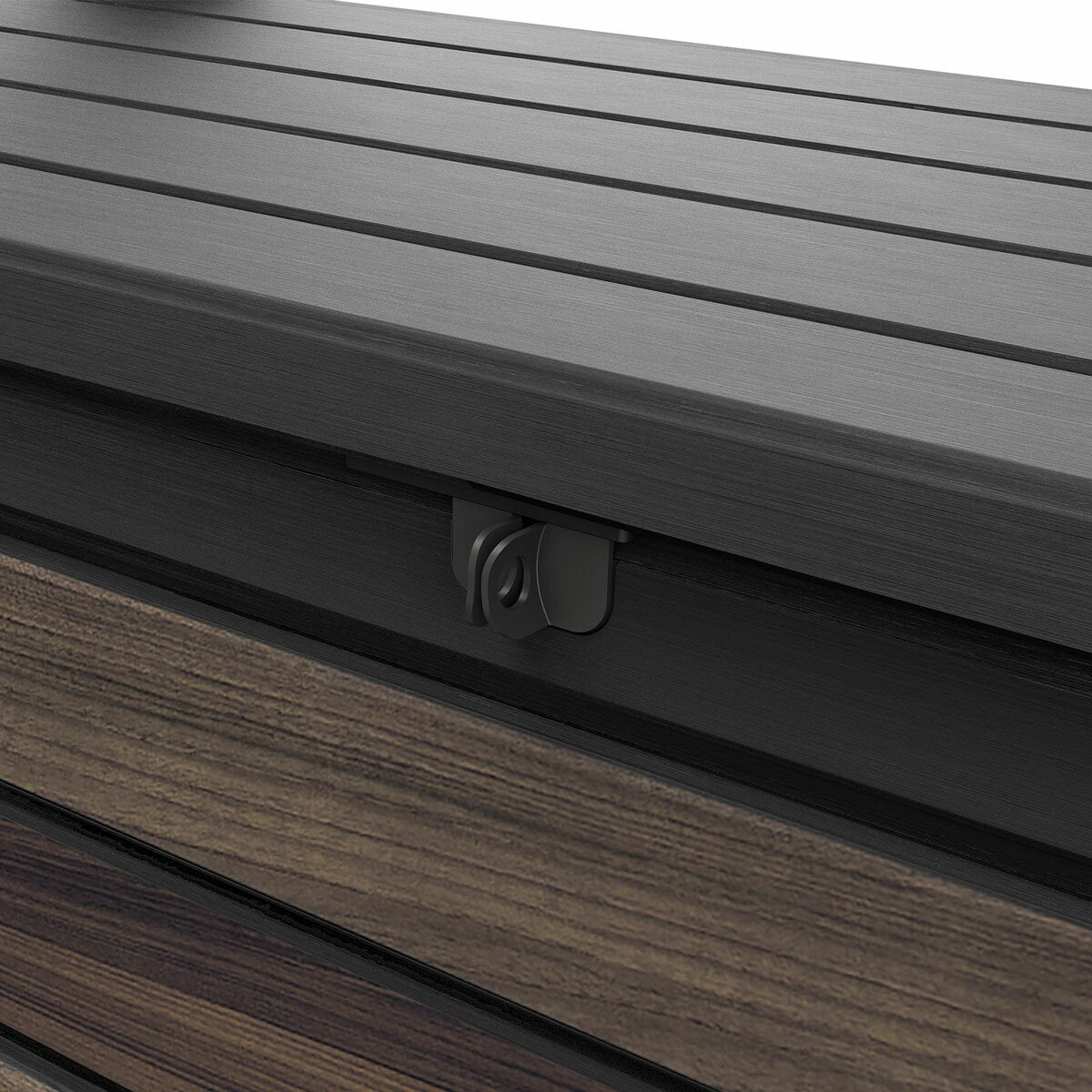 Keter Rosewood 870 Litre (230 Gallon) Deck Box with Divider