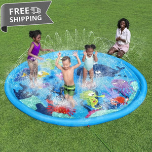 H2OGO! 10ft (3.05m) Underwater Adventure Sprinkler Pad 2+ Years image 0