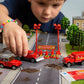 Coffret voiture avec accessoires - Pompiers et secours 10 pièces