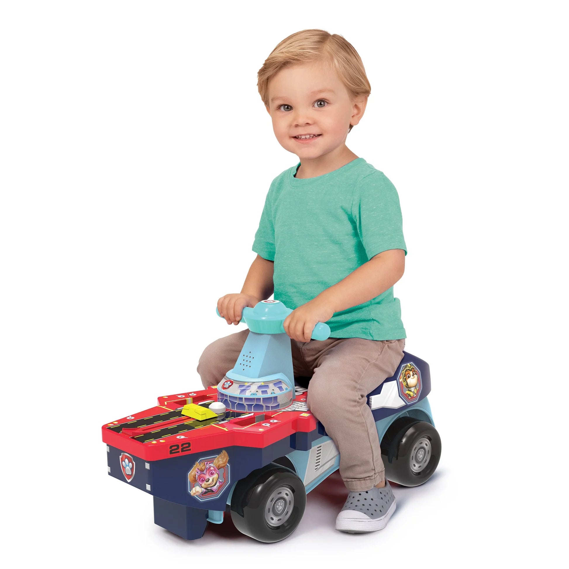 Paw Patrol Aircraft Carrier Ride on with Two Launchable Jet Vehicles image 0