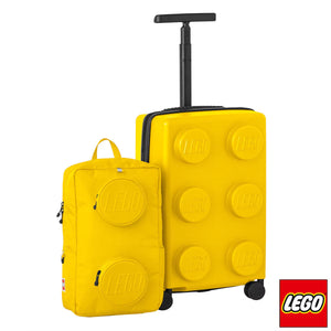LEGO Hardside Carry on & Backpack Luggage Set in Yellow