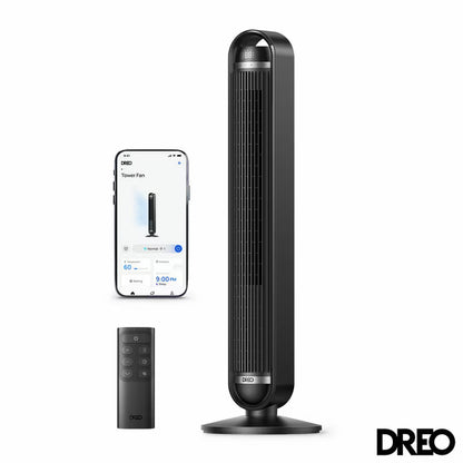 Dreo DR-HTF011S, Smart Cruiser Tower Fan in Black