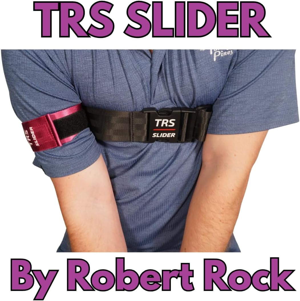 TRS Slider – Golf Swing Training Aid Inspired by Robert Rock. Improve Swing Path, Ball Striking, and Consistency with Instant Feedback Training
