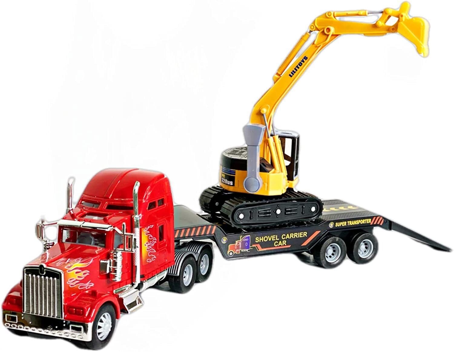 Big Daddy Tractor Excavator with Flatbed image 9