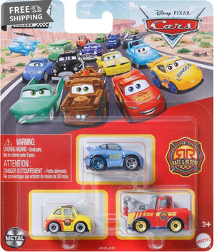 Disney Pixar Cars Mini Racers 3-Pack, Sally - Luigi - Mater image 0