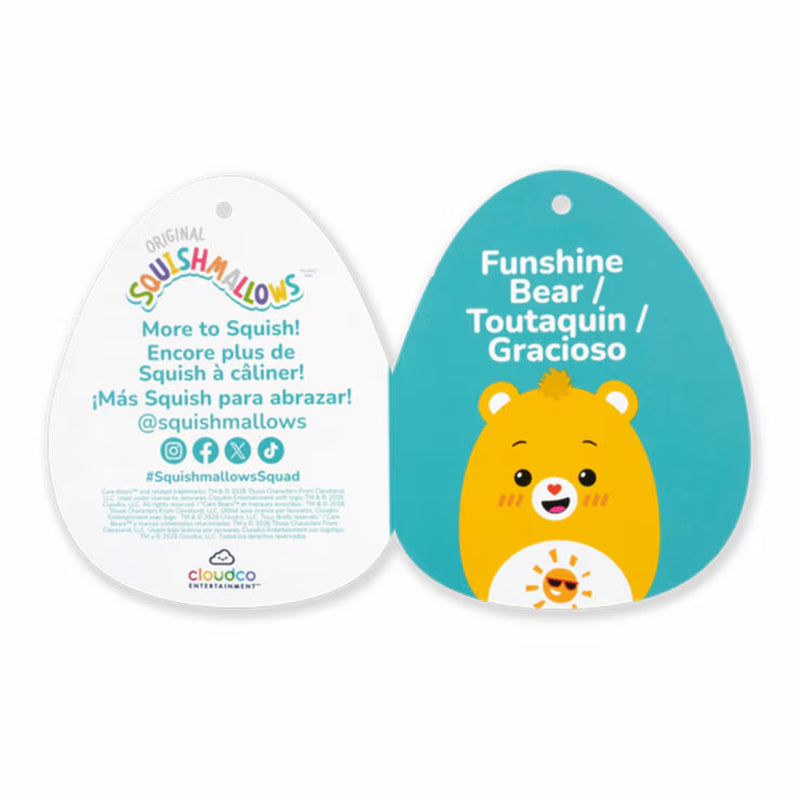 Squishmallows Original Care Bears 20In Funshine Bear – Official Jazwares Plush