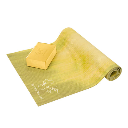 Davina Mccall Yoga Mat & Block Set in Blue image 2