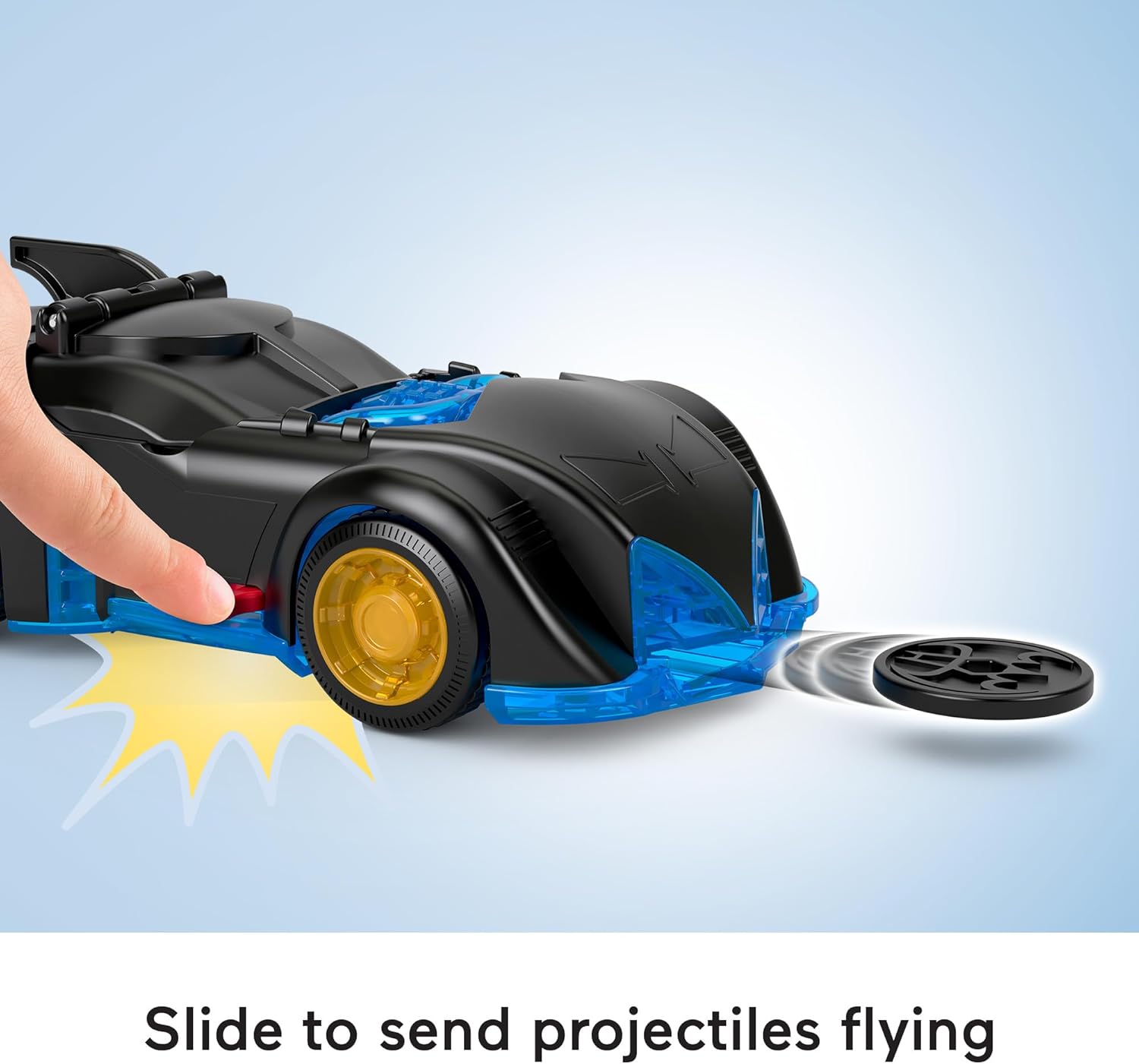 Fisher-Price Imaginext Batman Shake‑Spin Batmobile Playset with Poseable Figure image 3