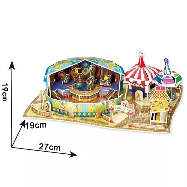 3-D Puzzle Building Set Create A Circus Jigsaw image 2
