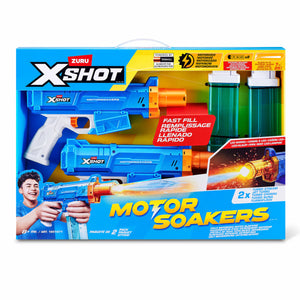 XSHOT Water Turbo Stream Motor Soaker 2-Pack by ZURU (8+ Years)