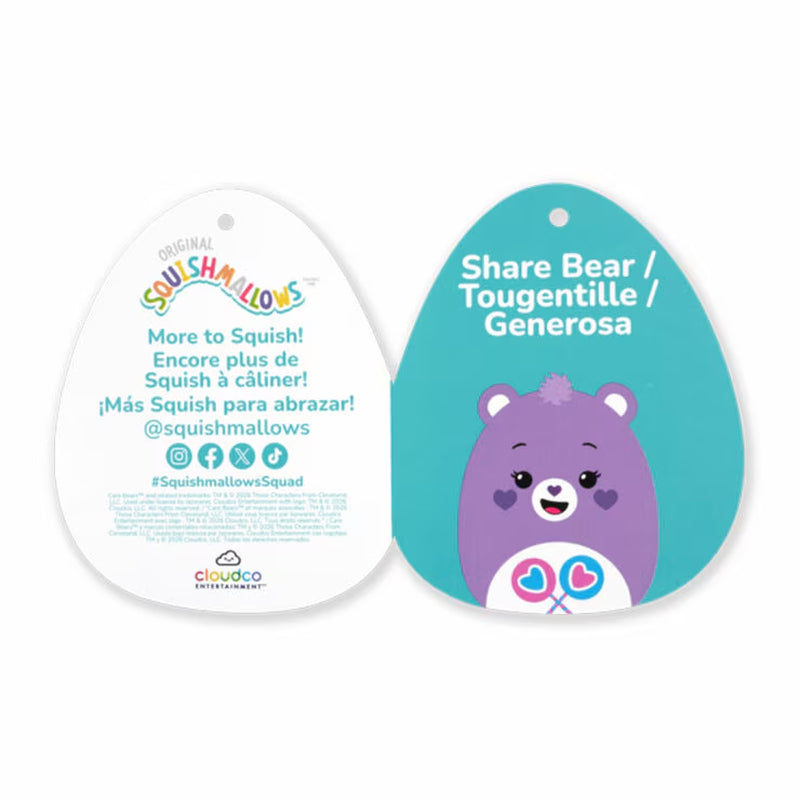 Squishmallows Original Care Bears 20In Share Bear – Official Jazwares Plush