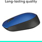 M170 Ambidextrous RF Wireless Mouse - Mouse (Ambidextrous, RF Wireless, Black, Blue)