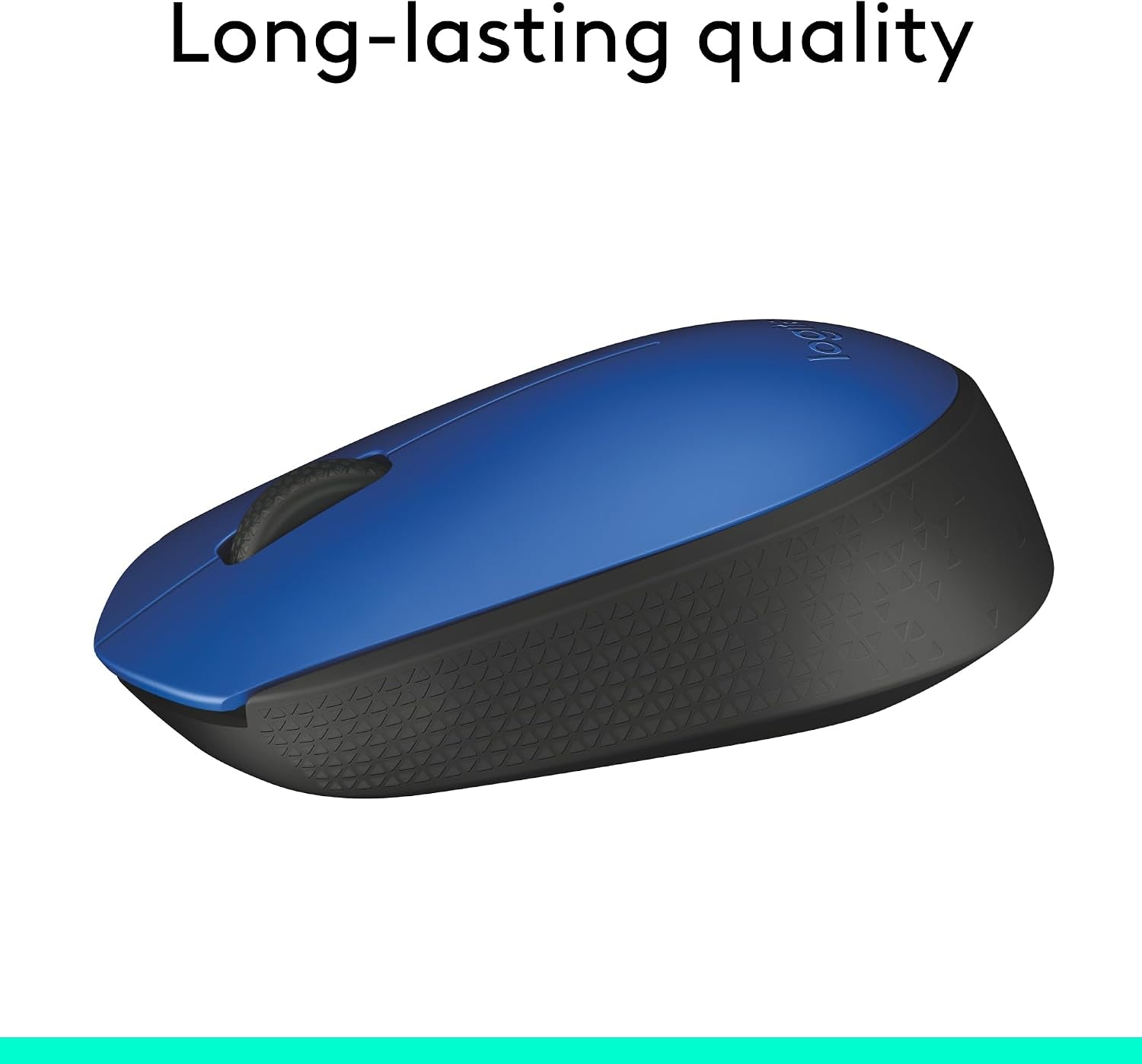M170 Ambidextrous RF Wireless Mouse - Mouse (Ambidextrous, RF Wireless, Black, Blue)