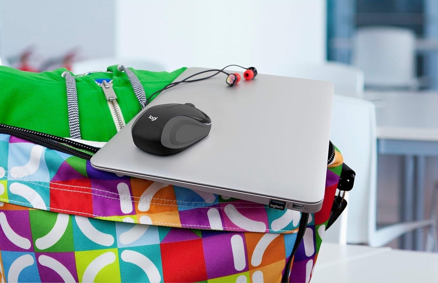 Logitech - Mini Wireless Optical Ambidextrous Mouse M187 image 3