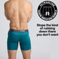 Mens Boxers Shorts, 1 Pair, anti Chafing Underwear for Men, Moisture-Wicking Boxer Shorts with 3D Pouch. Fabric Made from Bamboo Viscose