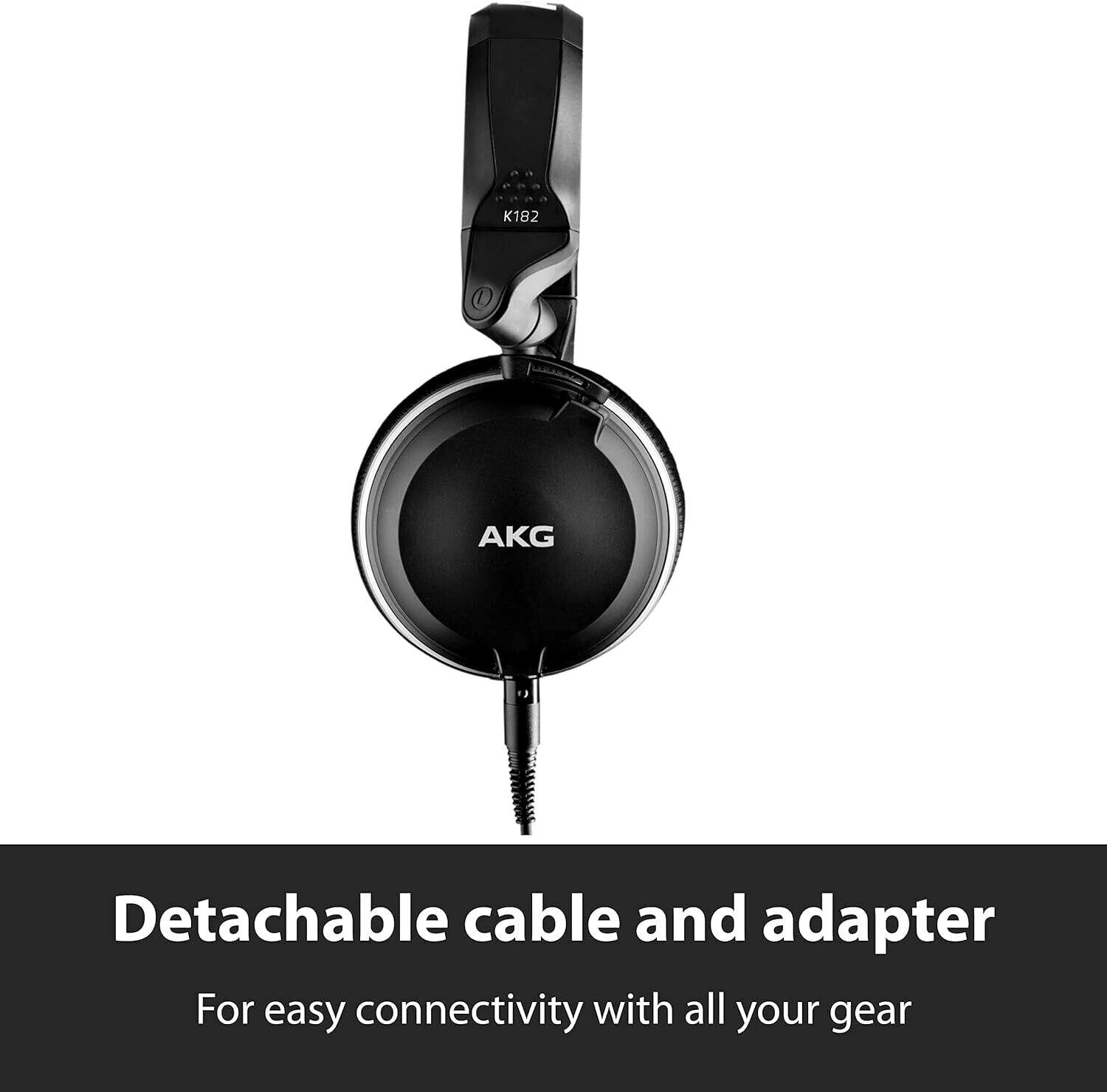 Akg K182 Professional Closed-Back Monitor Headphones image 4