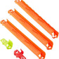 Track Builder Pack 30 Cm Easy Interlocking Flat Track Set 2 Cast and 1 Flexible 30 Cm Track Parts and 2 Adapters JDW41