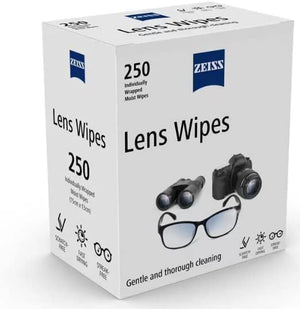 ZEISS Premium Pre‑Moistened Lens Wipes – 250 Individually Wrapped image 0