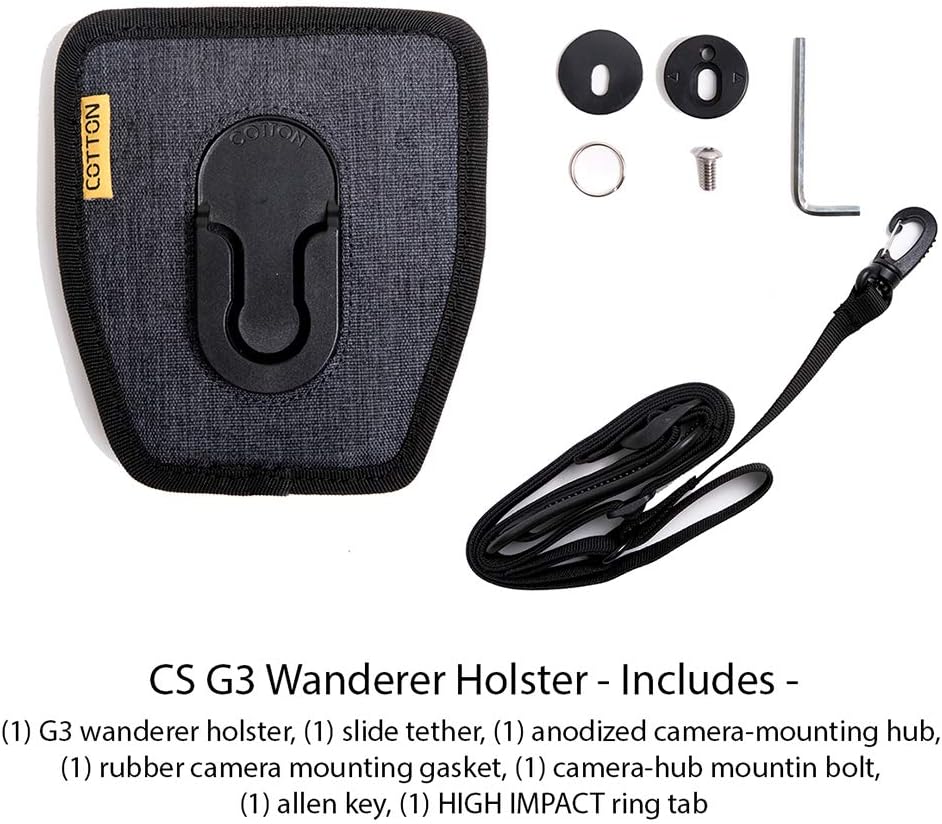 Cotton Carrier Wanderer Side Holster Grey Abdominal Support One Size image 1