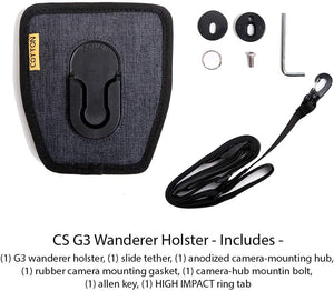 Cotton Carrier Wanderer Side Holster Grey Abdominal Support One Size image 1