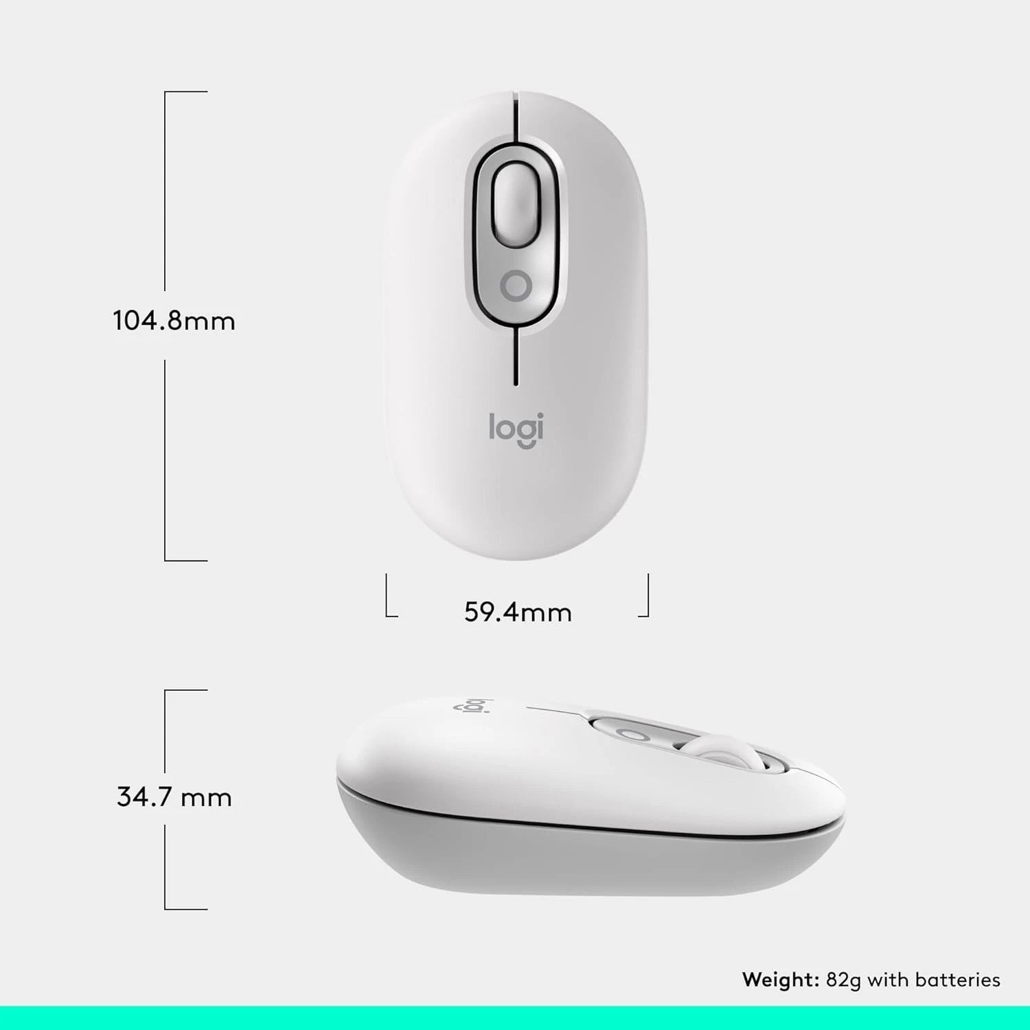 Logitech POP Mouse, Compact and Portable Wireless Bluetooth Mouse image 15