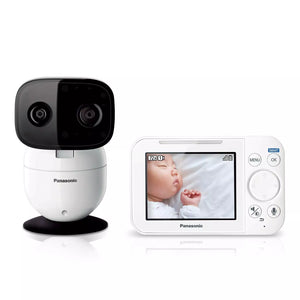 Panasonic Baby Monitor with Camera and Audio White image 0