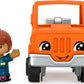 Fisher-Price Little People Toy Help and Go Tow Truck and Figure image 2