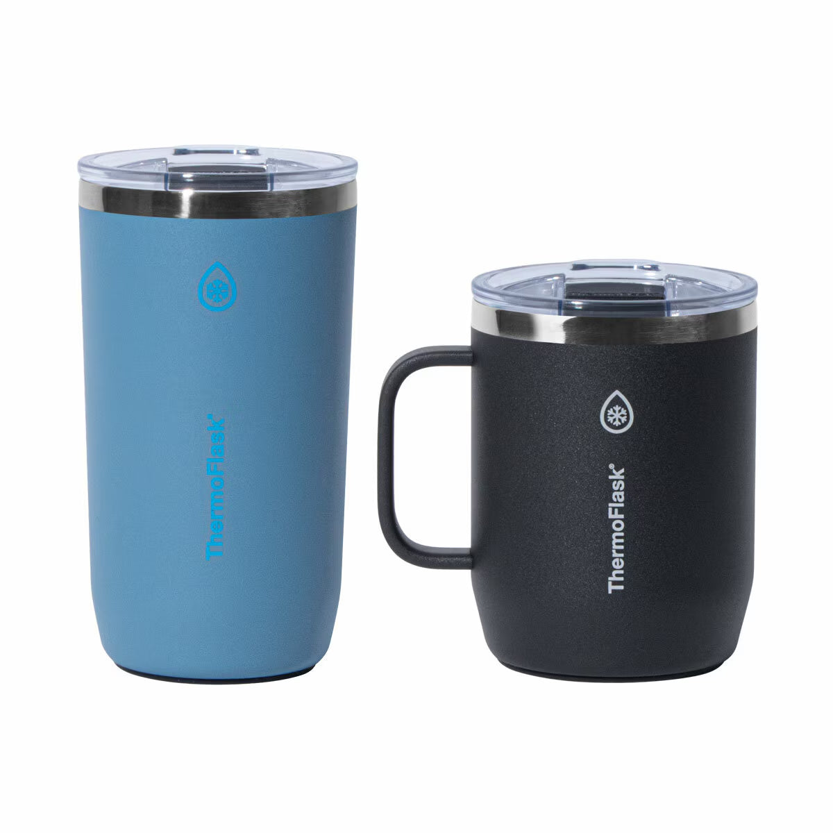 Thermoflask Coffee and Mug Set in Black & Blue image 0