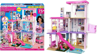 Barbie Dream House Dollhouse with 75+ Accessories/Wheelchair Accessible Elevator image 0