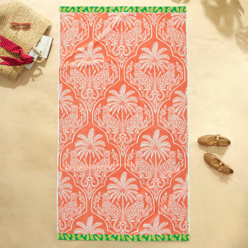 Oversized 100% Cotton Beach Towel, in 4 Designs
