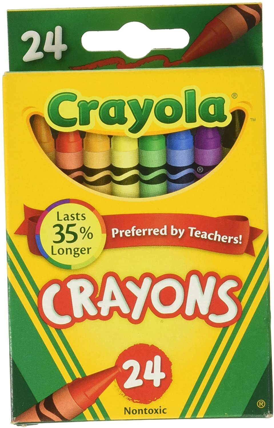 Crayola Classic Wax Crayons, 24 Colors Pack image 4