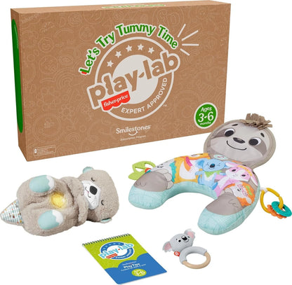 Baby Play Kit Let’s Try Tummy Time Gift Set With Developmental Toys image 0