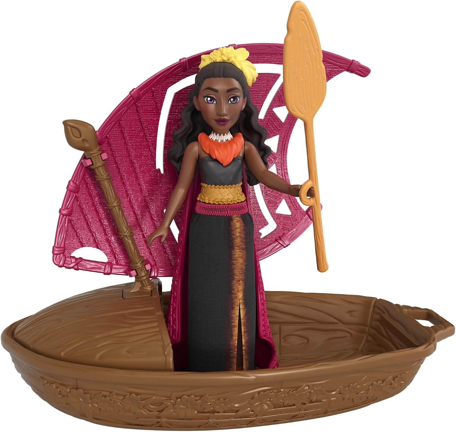 Disney Vaiana 2 Wayfinder Wonders Playset with Small Surprise Doll, Canoe and Accessory, Inspired by the Movie (Styles May Vary), JBT68