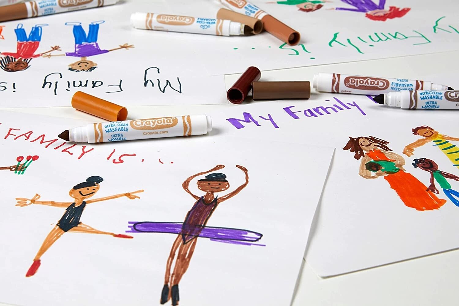 Crayola 8 Count Washable Bright Markers image 3