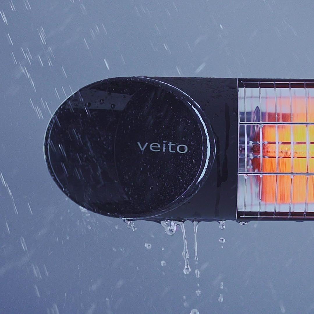 Veito Blade Mini Indoor and Outdoor Carbon Infrared Heater - Black image 3