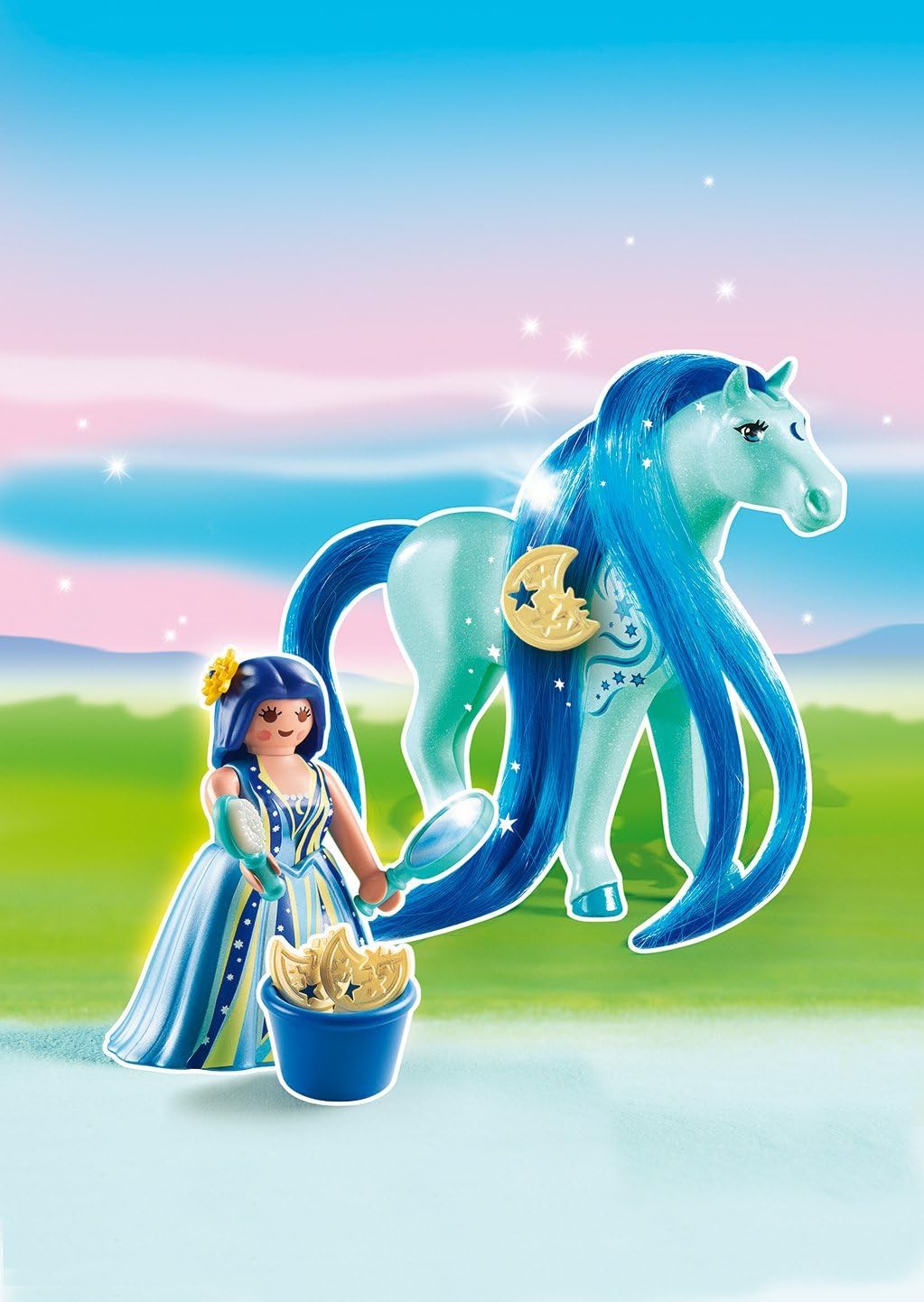 Playmobil Princess Bluebell With Hairdressing Horse 6169 image 3