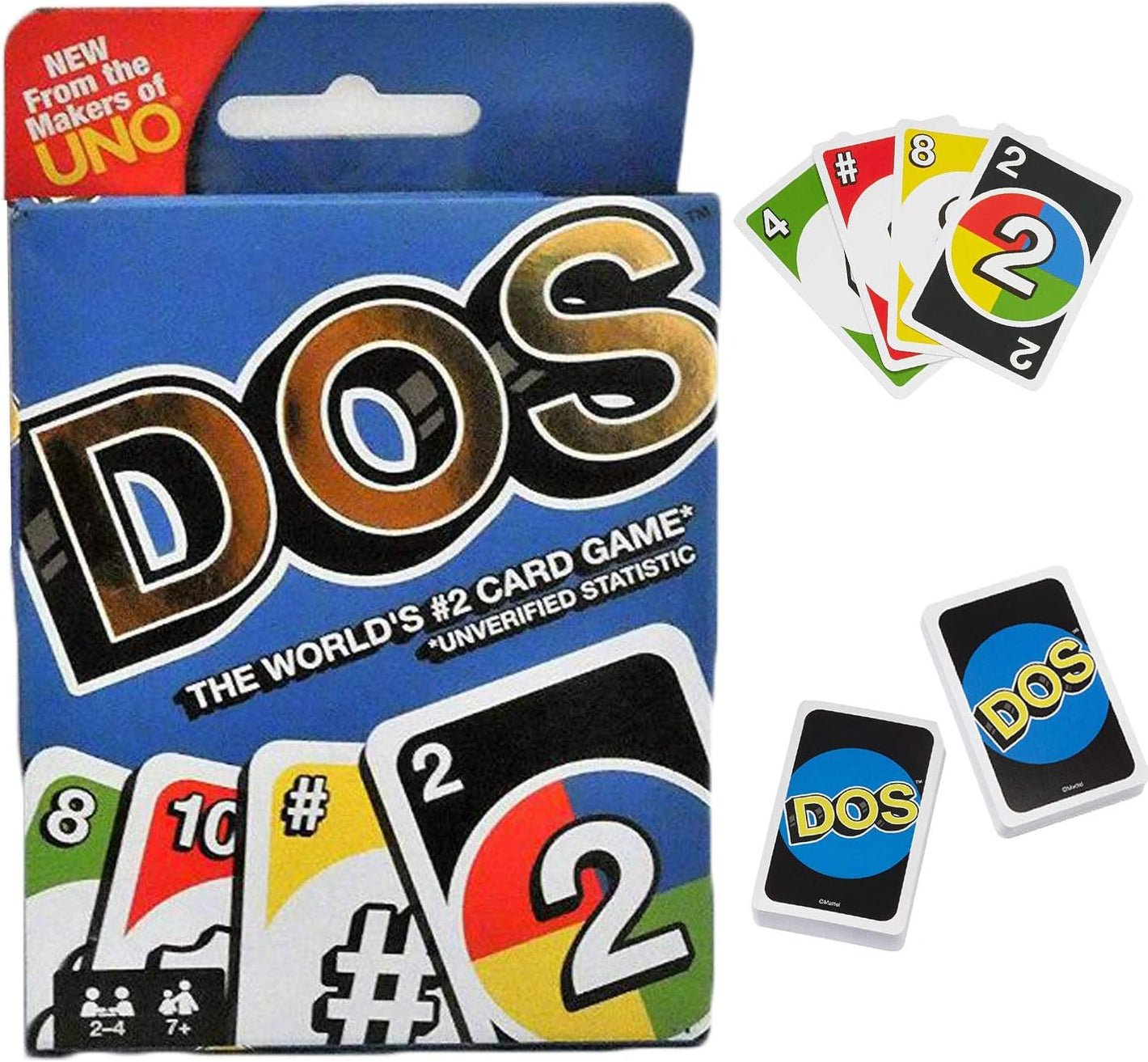 DOS Card Game From the Makers of UNO for 2-4 Players image 0