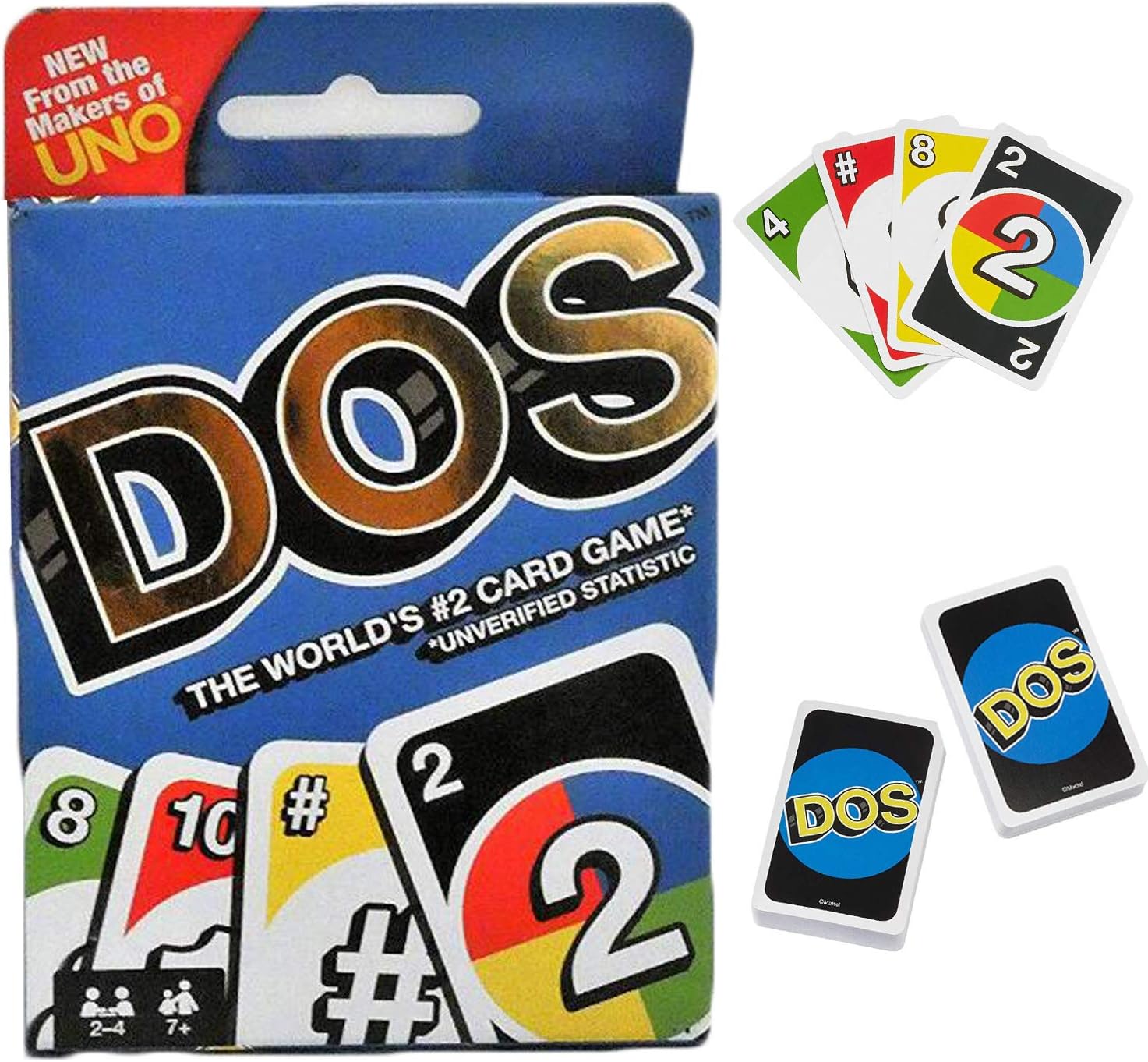 DOS Card Game From the Makers of UNO for 2-4 Players image 0