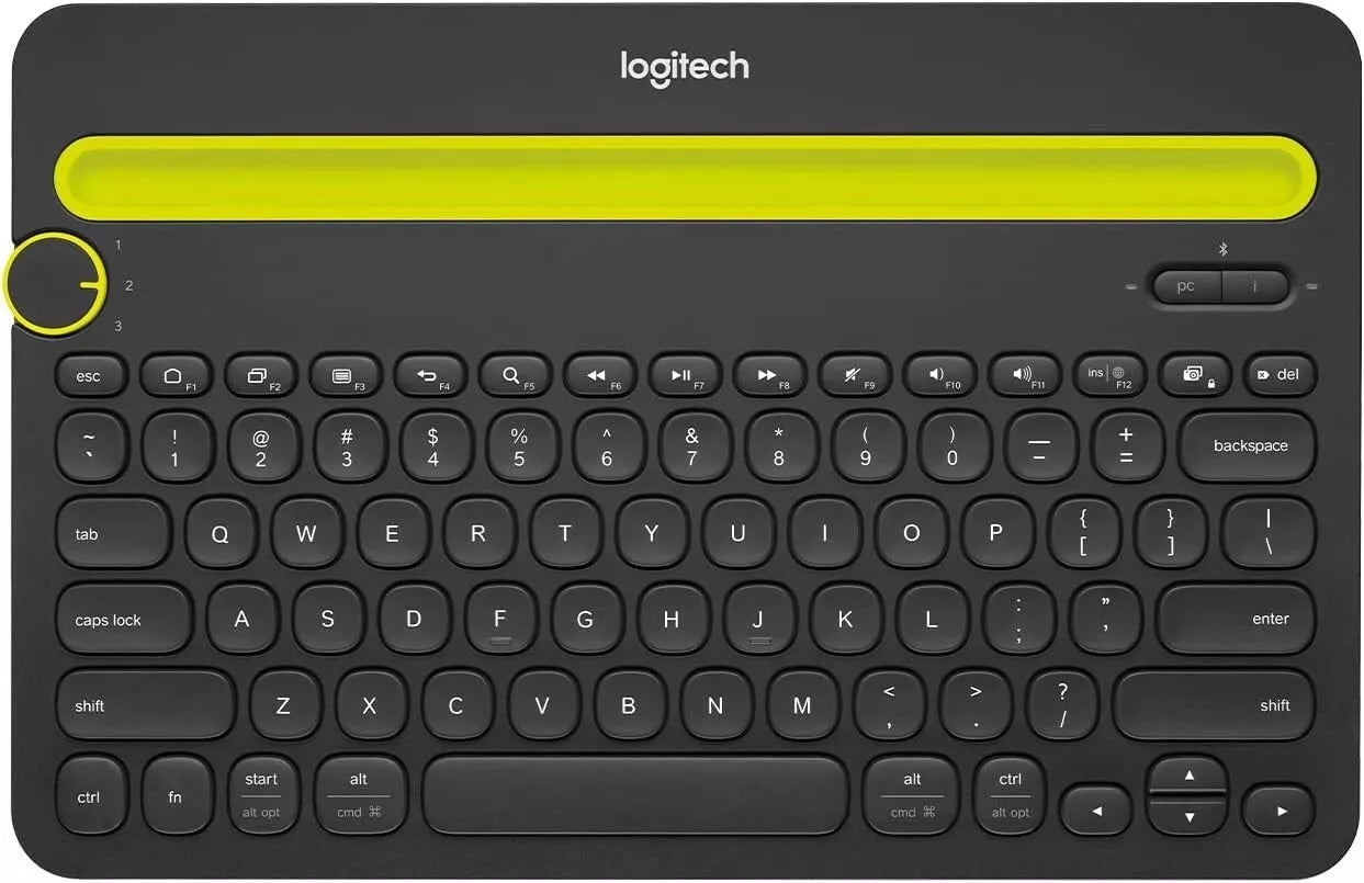 Logitech K480 Wireless Multi-Device Keyboard, Bluetooth, Black image 0