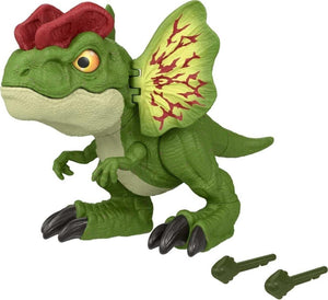 Jurassic World Dinosaur Sound Toy, Uncaged Fierce Launchin Dilophosaurus Figure image 1