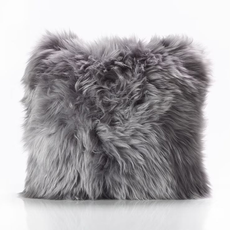Bowron Single Sided Sheepskin Cushion, 35 X 35Cm in 7 Colours