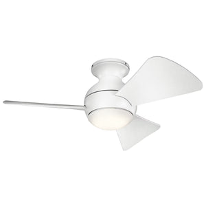 Kichler Sola 3 Blade (86Cm) Indoor Ceiling Fan with AC Motor and Remote Control