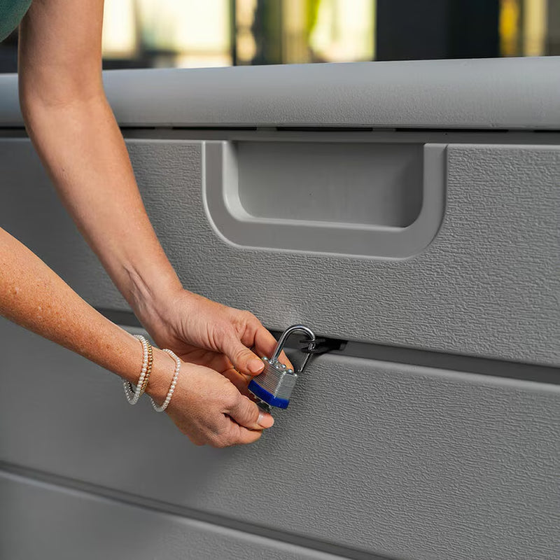 Lifetime 984 Litre (260 Gallon) Deck Box with Divider - Model 60482