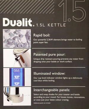 Dualit Architect Kettle and Toaster Set in Oyster White image 2