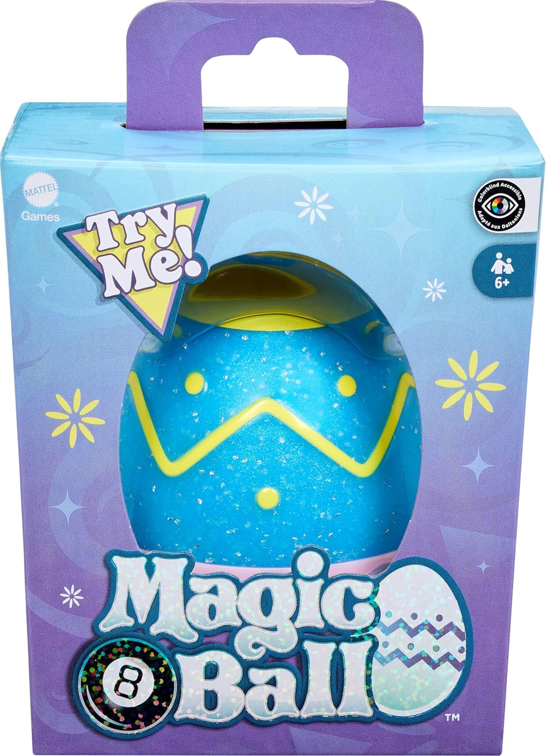 Magic Easter Toy with 8 Baubles, Easter Egg Fortune Telling with Thematic Answers for Children, Adults and Families