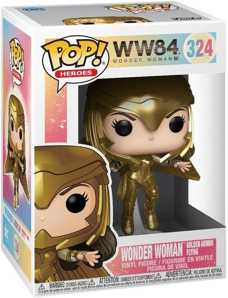 Funko Pop! Heroes 1984 Wonder Woman Gold Flying Pose #324 image 0
