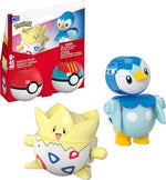 MEGA Pokémon Poké Ball 2‑Pack Building Set – Togepi & Piplup image 0