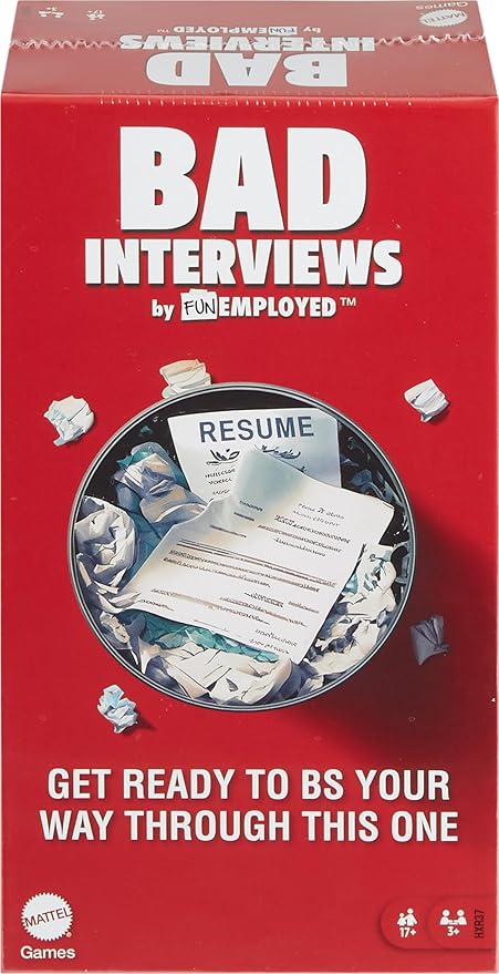 Bad Interviews by Funemployed Party Game for Adults and Game Night image 0