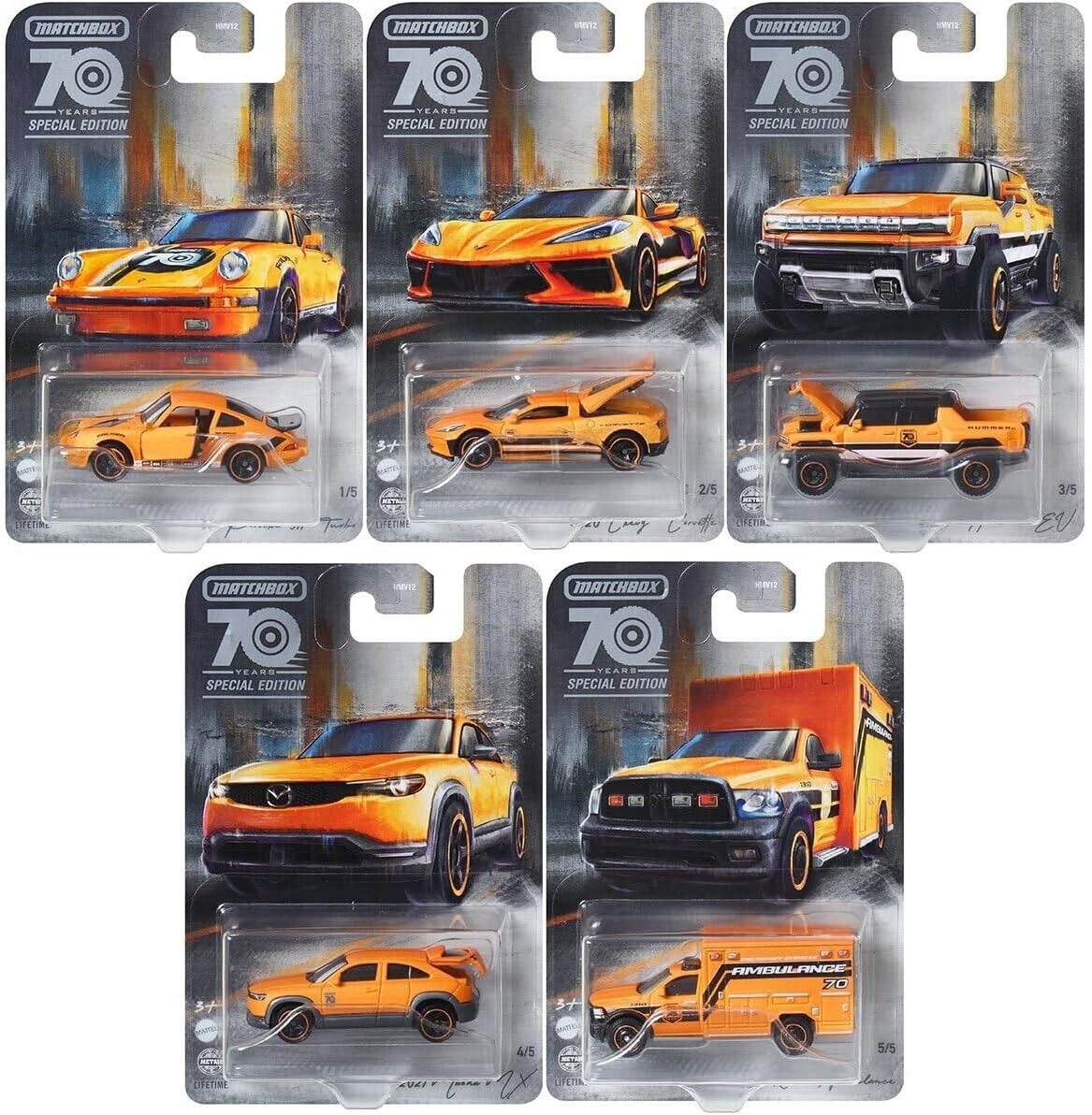Matchbox 70th Anniversary Moving Parts Vehicles Assortment image 0